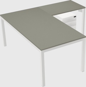 L-shaped desk