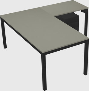L-shaped desk