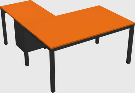L-shaped desk