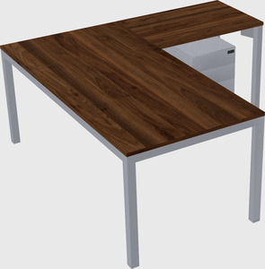 L-shaped desk