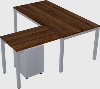 L-shaped desk