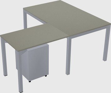 L-shaped desk