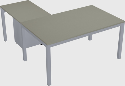 L-shaped desk