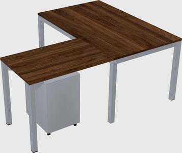 L-shaped desk