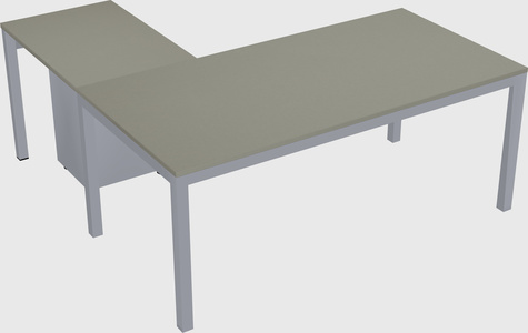 L-shaped desk