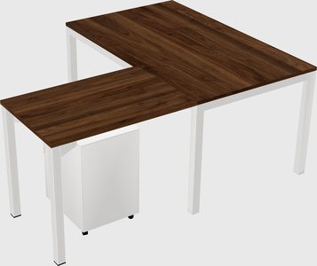 L-shaped desk