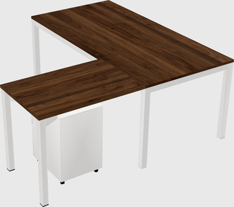 L-shaped desk