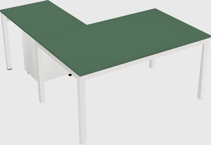L-shaped desk