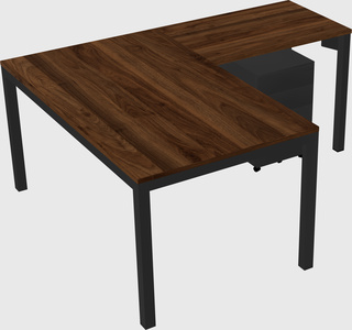L-shaped desk