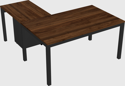L-shaped desk