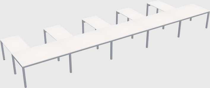 L-shaped desk