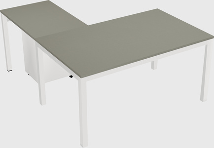 L-shaped desk