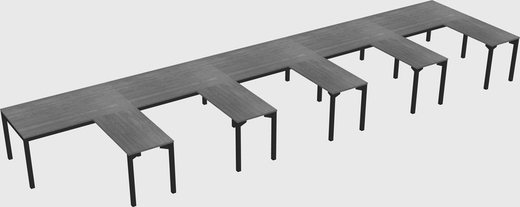 L-shaped desk