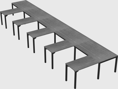 L-shaped desk