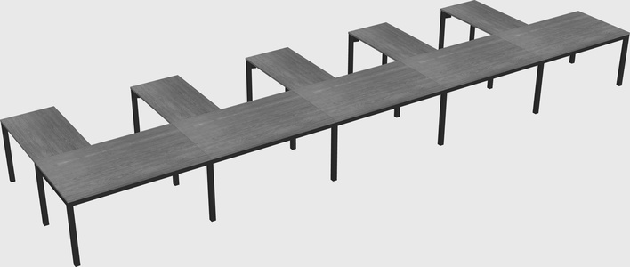 L-shaped desk