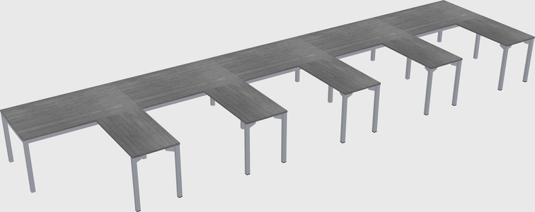 L-shaped desk