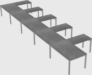 L-shaped desk