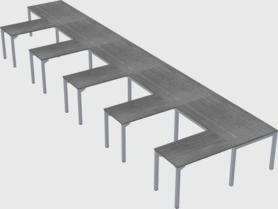 L-shaped desk