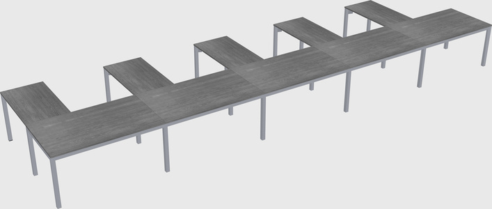 L-shaped desk