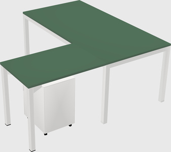 L-shaped desk