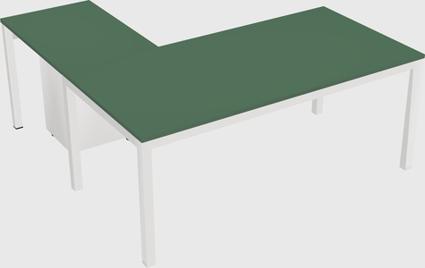 L-shaped desk