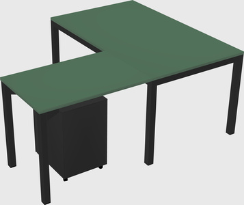 L-shaped desk