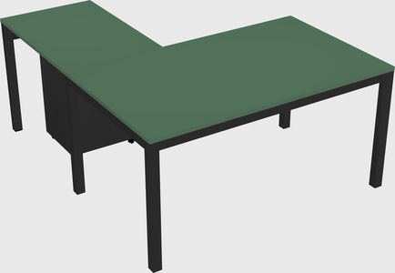 L-shaped desk