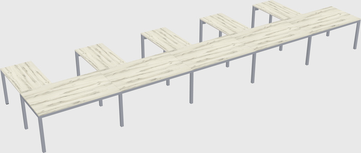 L-shaped desk