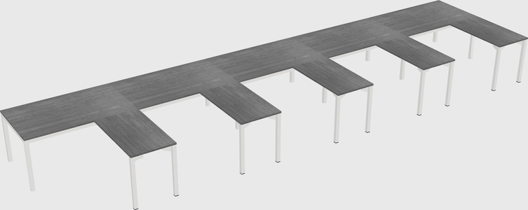 L-shaped desk