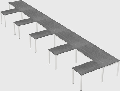 L-shaped desk