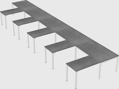 L-shaped desk