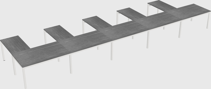 L-shaped desk
