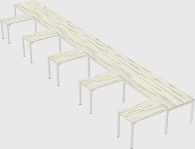L-shaped desk