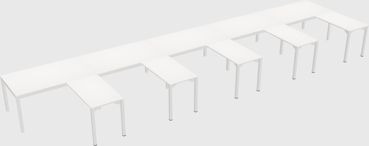 L-shaped desk