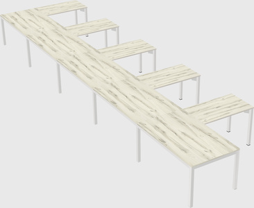 L-shaped desk