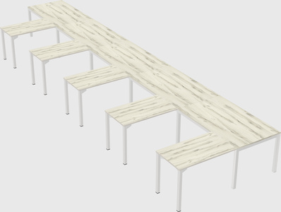 L-shaped desk