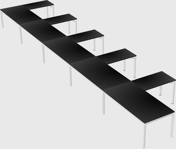 L-shaped desk