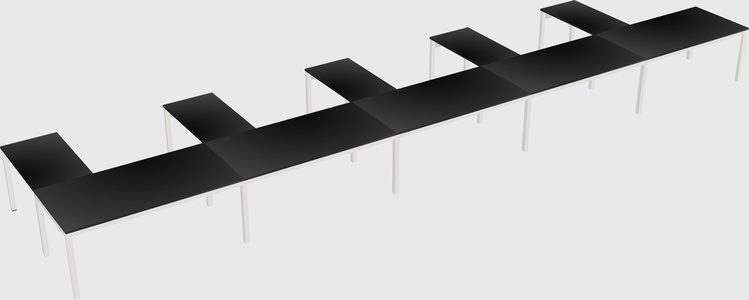L-shaped desk