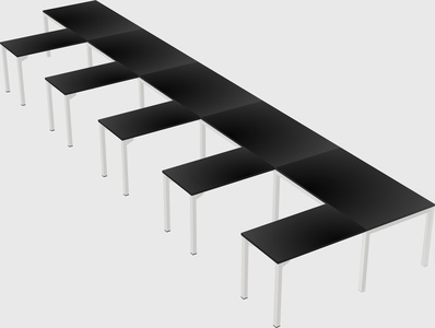 L-shaped desk