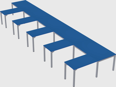 L-shaped desk