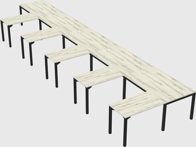 L-shaped desk