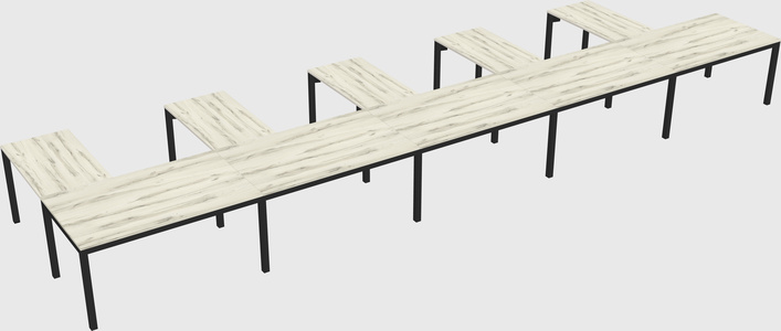 L-shaped desk