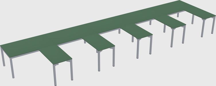 L-shaped desk