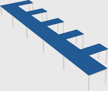 L-shaped desk