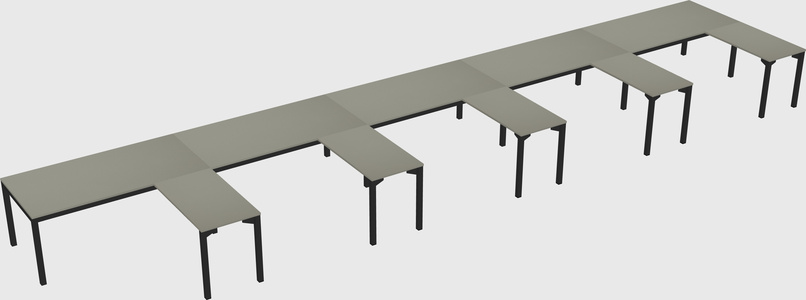L-shaped desk