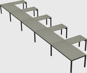 L-shaped desk