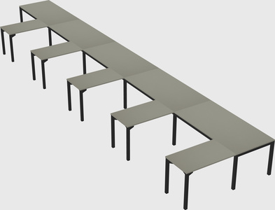 L-shaped desk