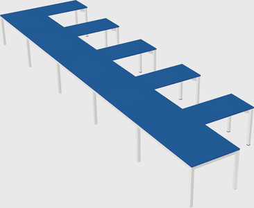 L-shaped desk