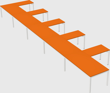 L-shaped desk