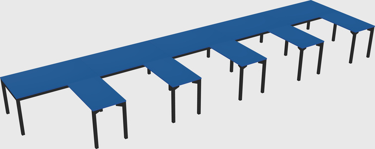 L-shaped desk